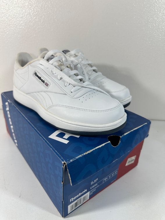 Reebok Size 9 1/2 Men's Classic White Sneakers
