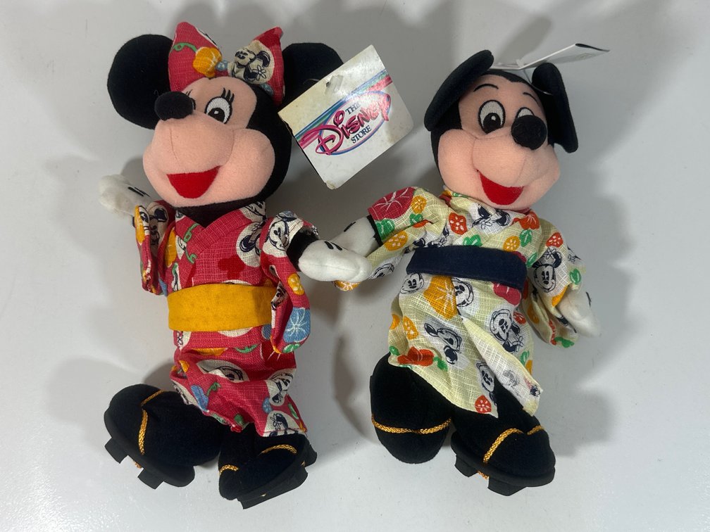 (X's 2) Collectible Tokyo Japan Disney Kimono Mickey and Minnie 