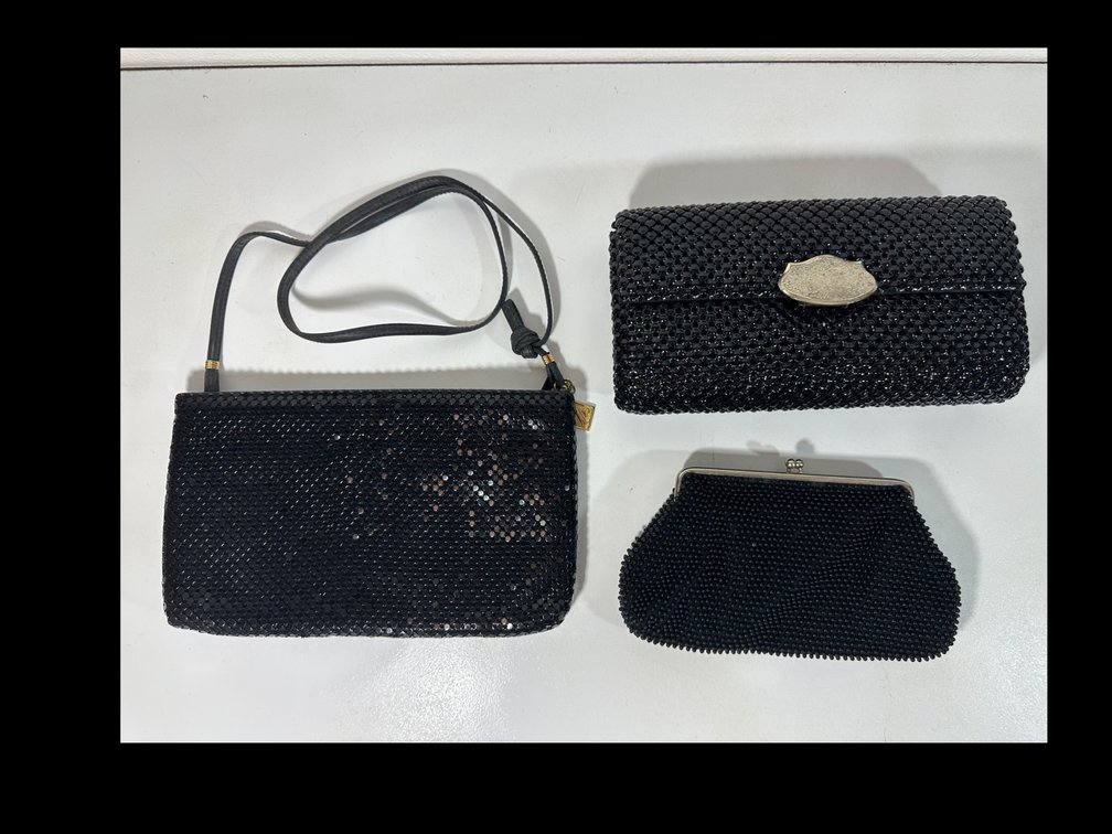 Three Vintage Beaded and Mesh Purses 