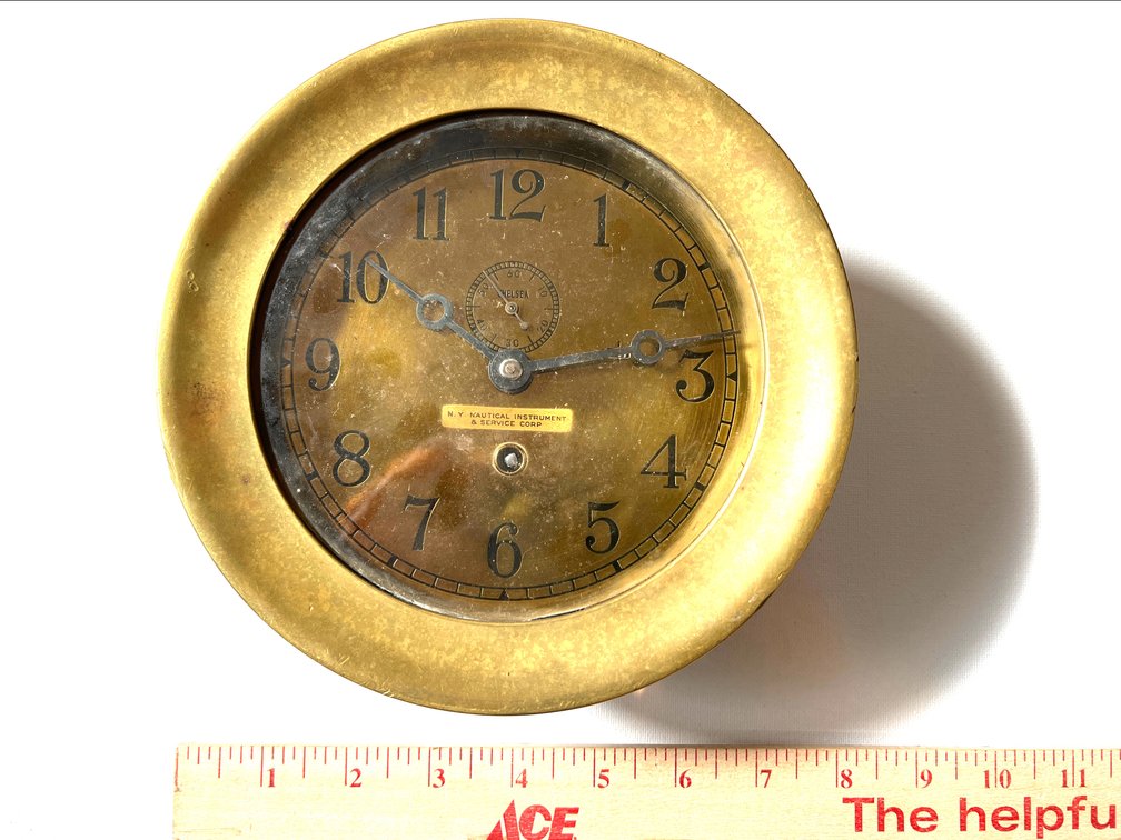 Chelsea Brass Ship’s Clock