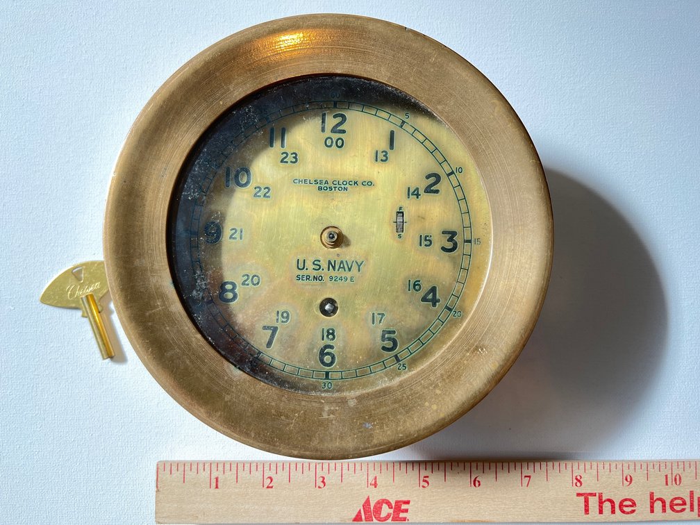 Chelsea Brass Ship’s Clock