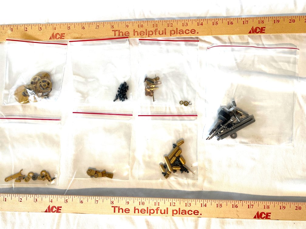 Bags of Clock Parts