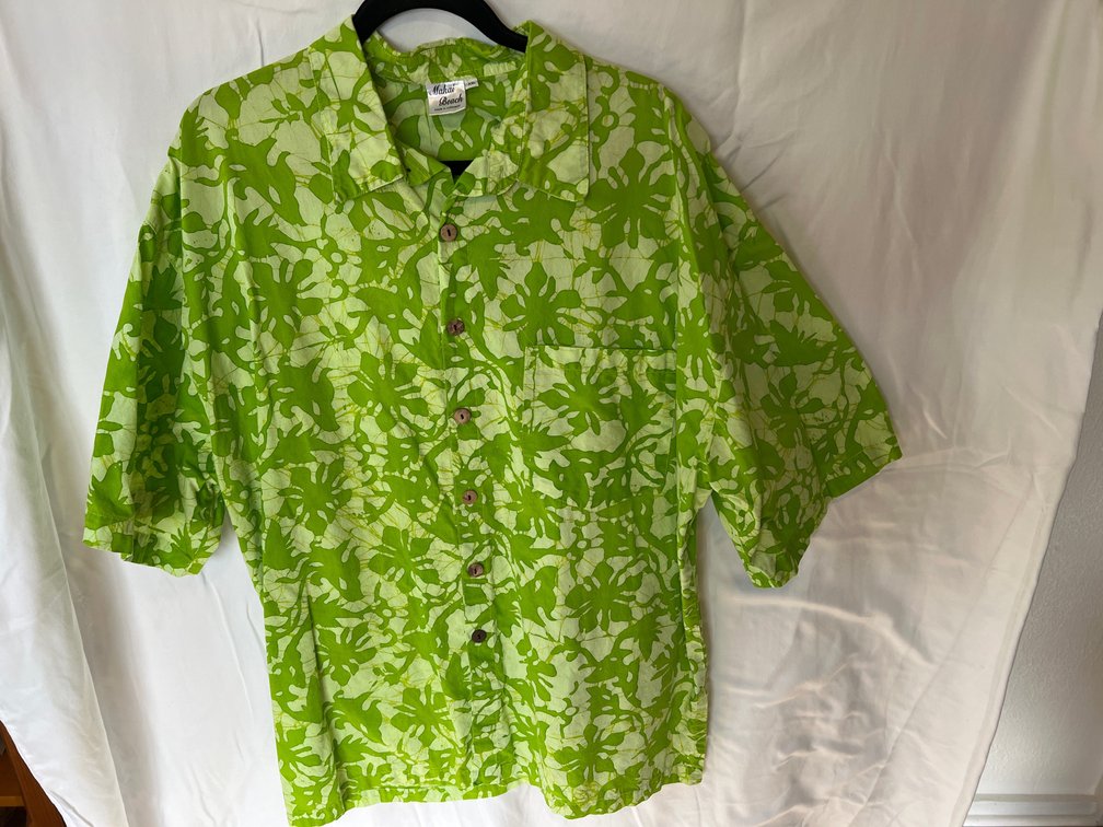 Makai Beach XXL Aloha Shirt
