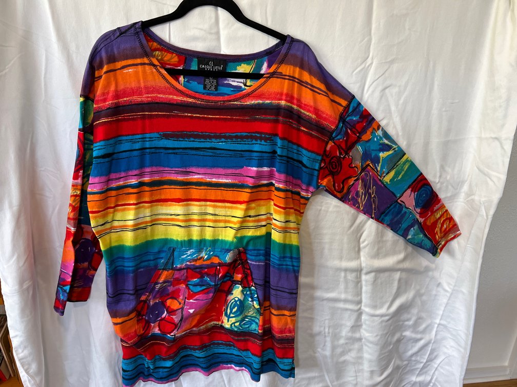 Carole Little Large Long Sleeved Ladies Top
