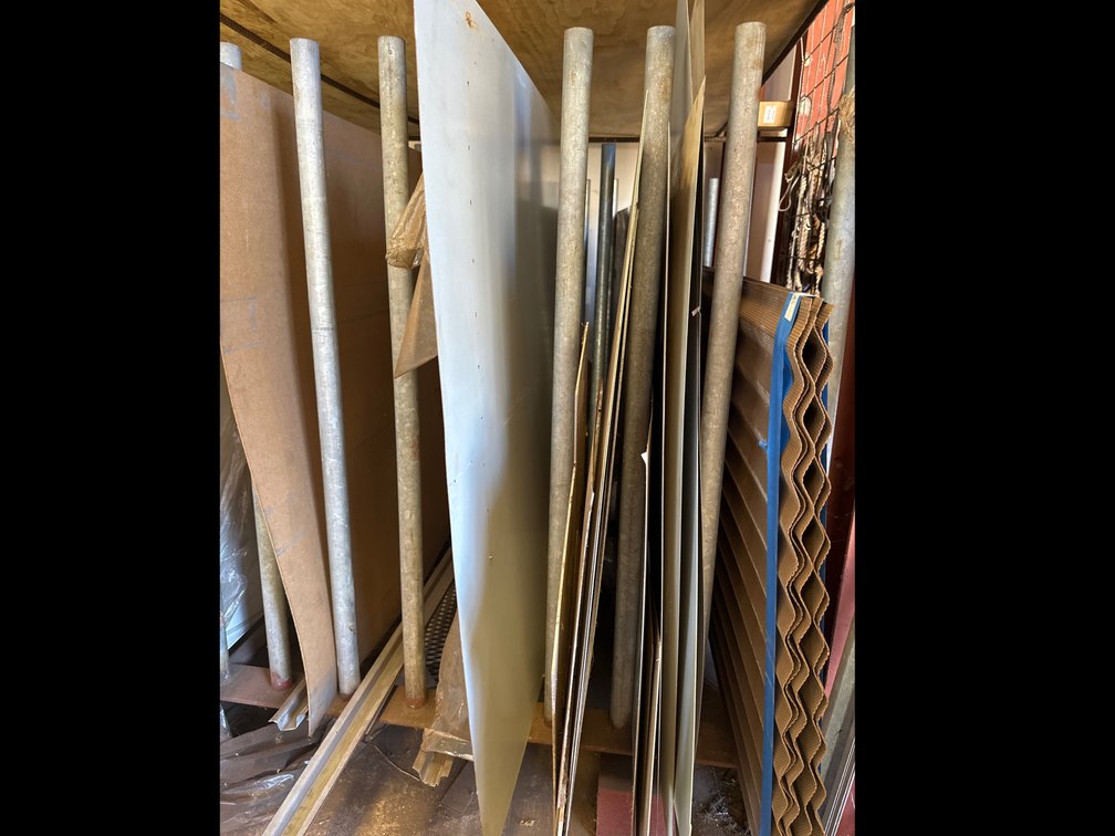 Mixed Lot of Various Sizes and Gauges of Sheet Metal