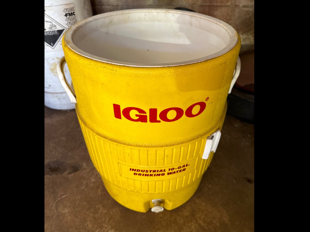Yellow Igloo Water Cooler