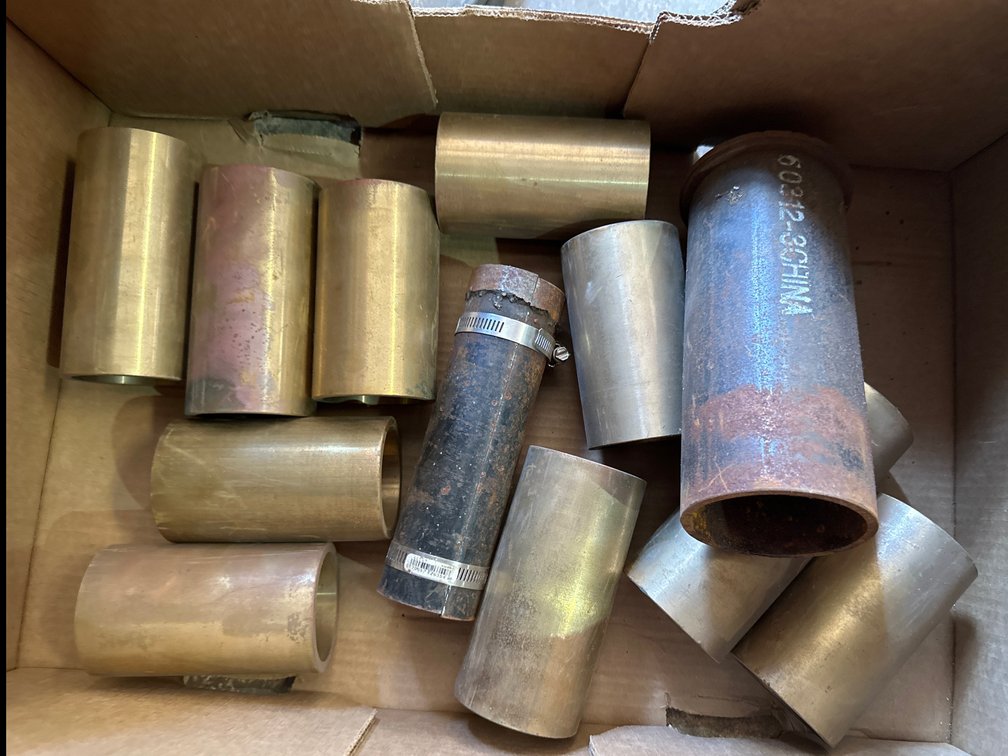 Mixed Size Industrial Metal Piping 