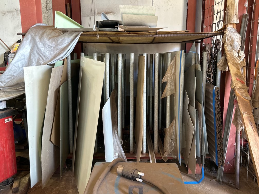 Industrial Rack with Dividers