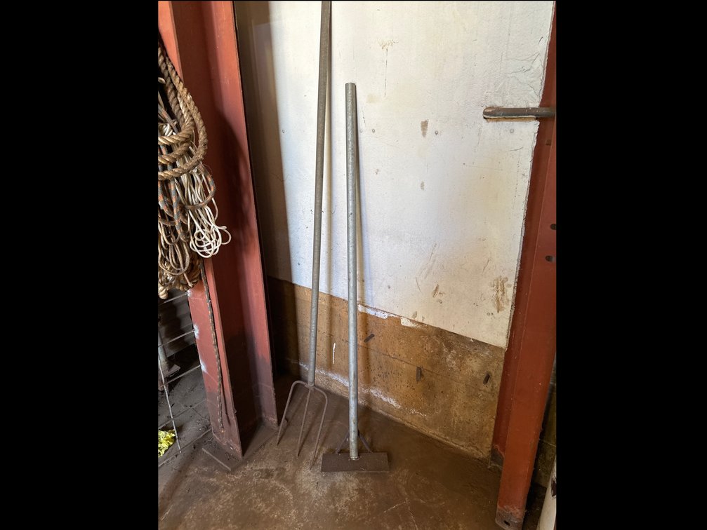 Rebar Fork and Hoe Tool