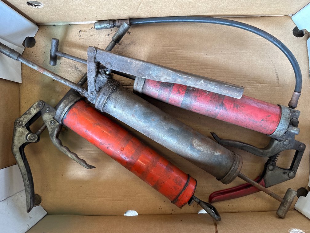 (X's 3) Grease Guns