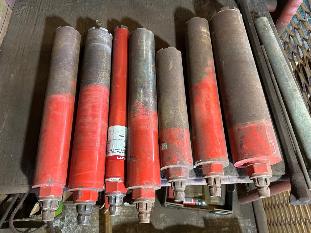 (X's 7) Hilti Concrete Core Bits