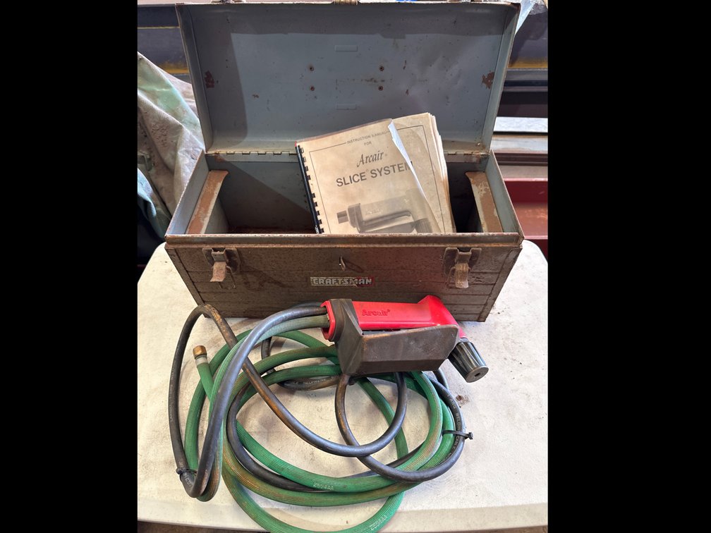 Arcair Slice System an All-Purpose Cutting Torch in a Metal Tool Box 