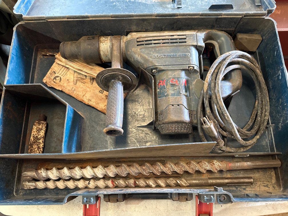 Bosch 11240 Combination Hammer Drill in Case