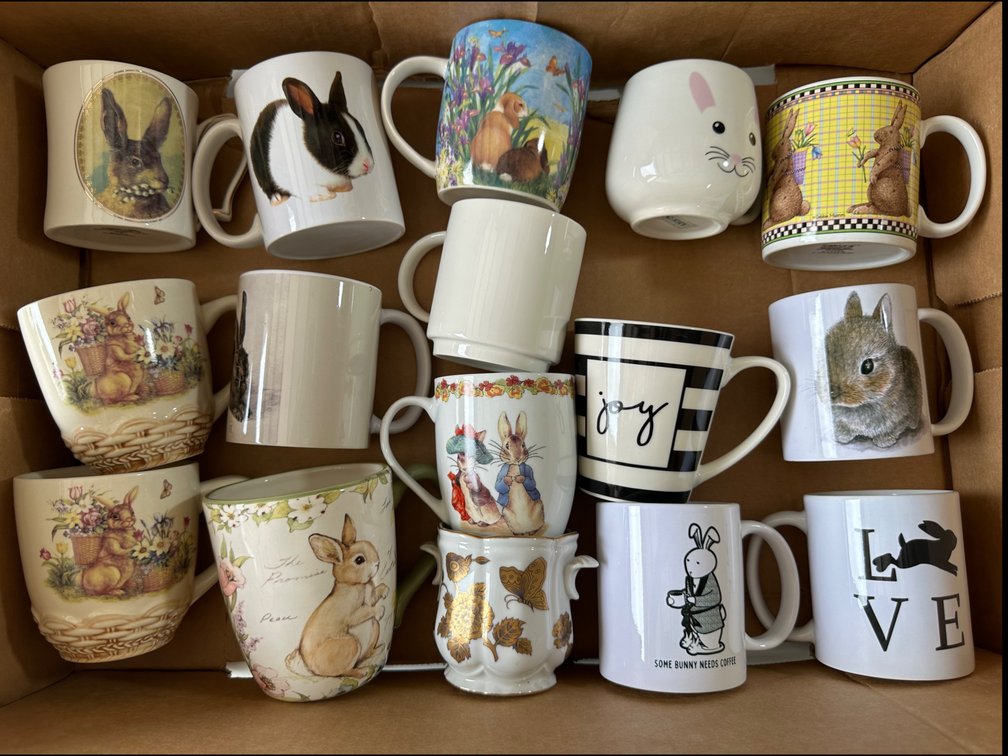 Various Mix of Bunny/Rabbit Mugs