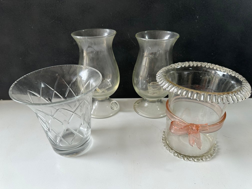 Glass Candle Holders