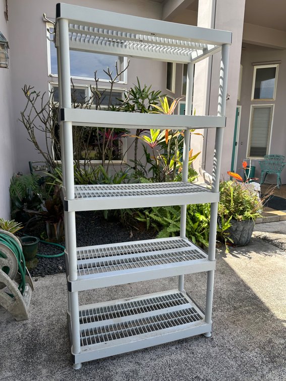 Keter 73" Tall Durable Plastic Shelf 