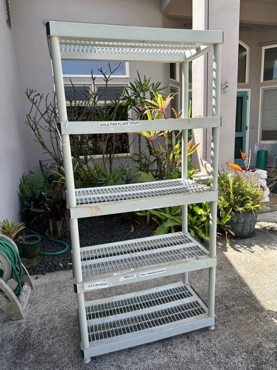 Keter 73" Tall Durable Plastic Shelf 