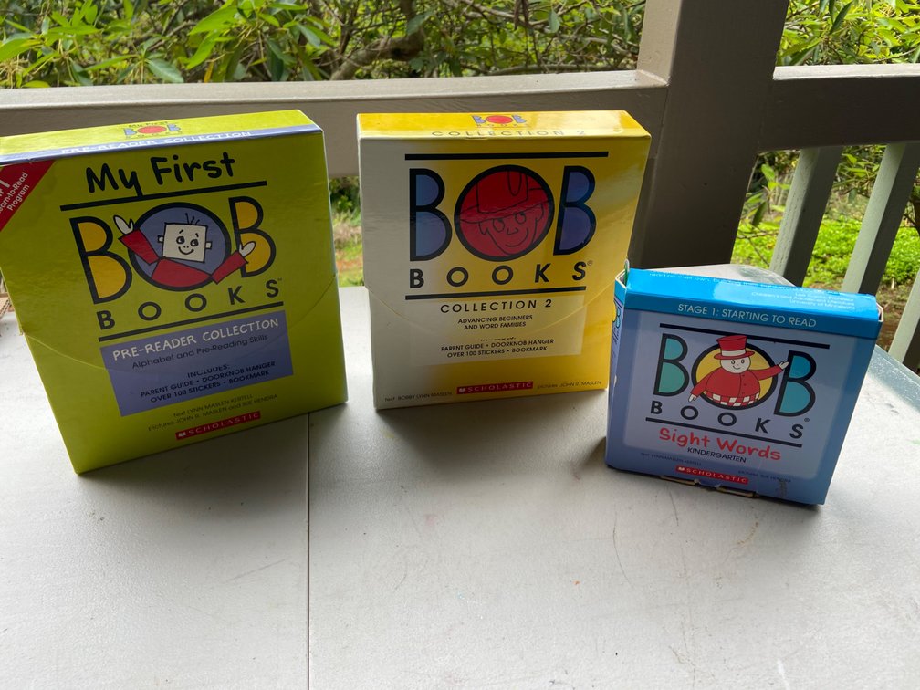 Lot of Bob Books Educational Materials