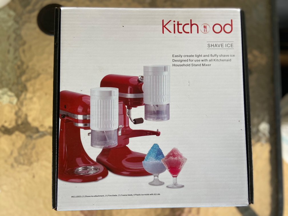 New Kitchen Aid Shave Ice Attachment