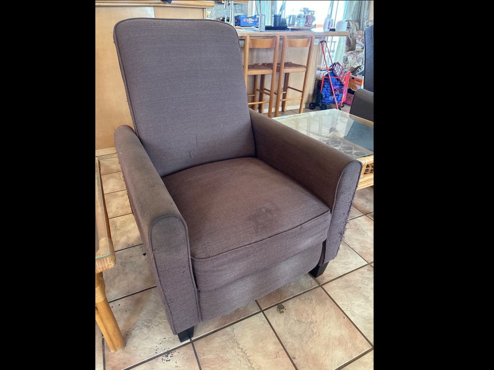 Gray Armchair 