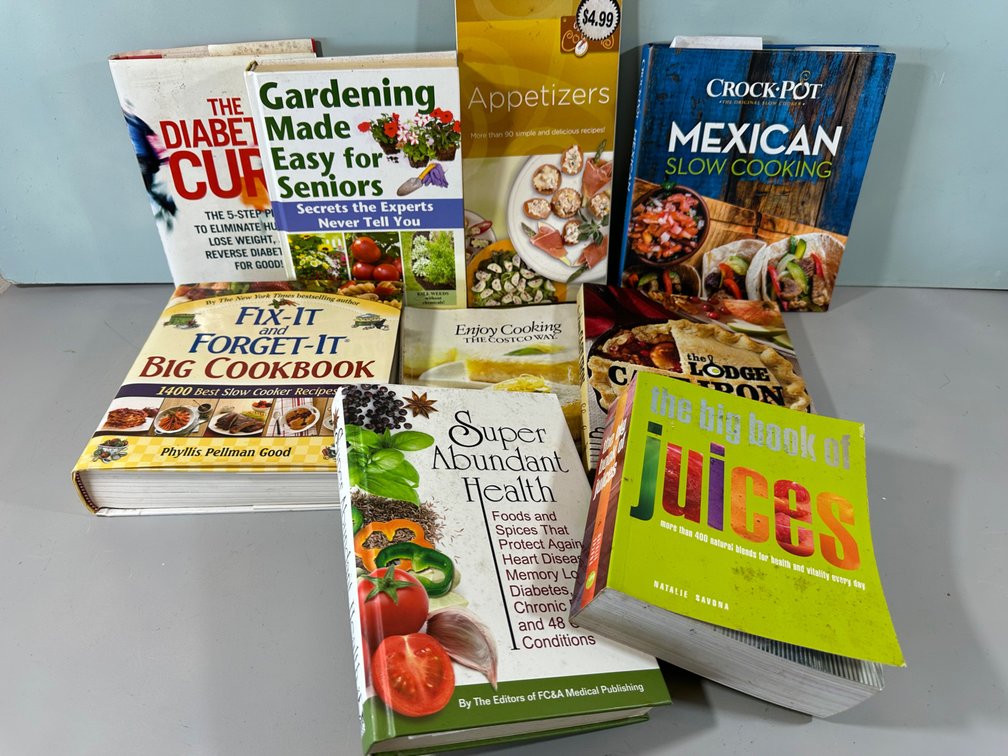 Mixed Lot of Cook Books