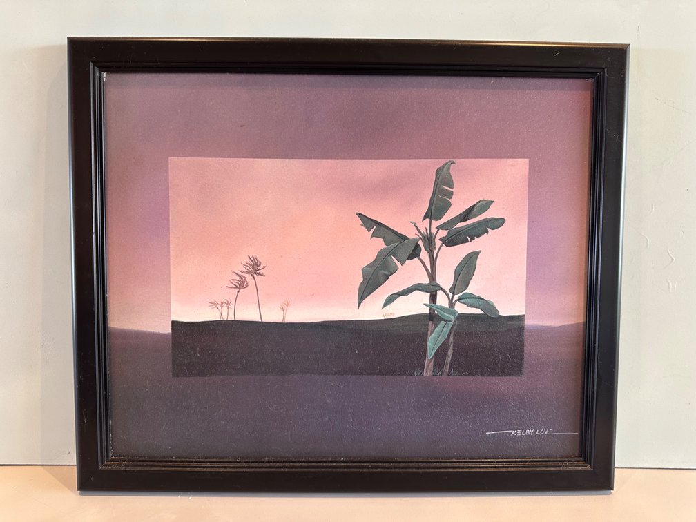 Framed (No Glass) Kelby Love Plant Art 