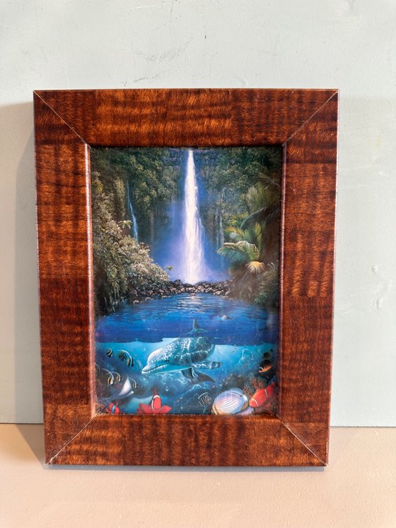 Small Framed Wayland Waterfall Print