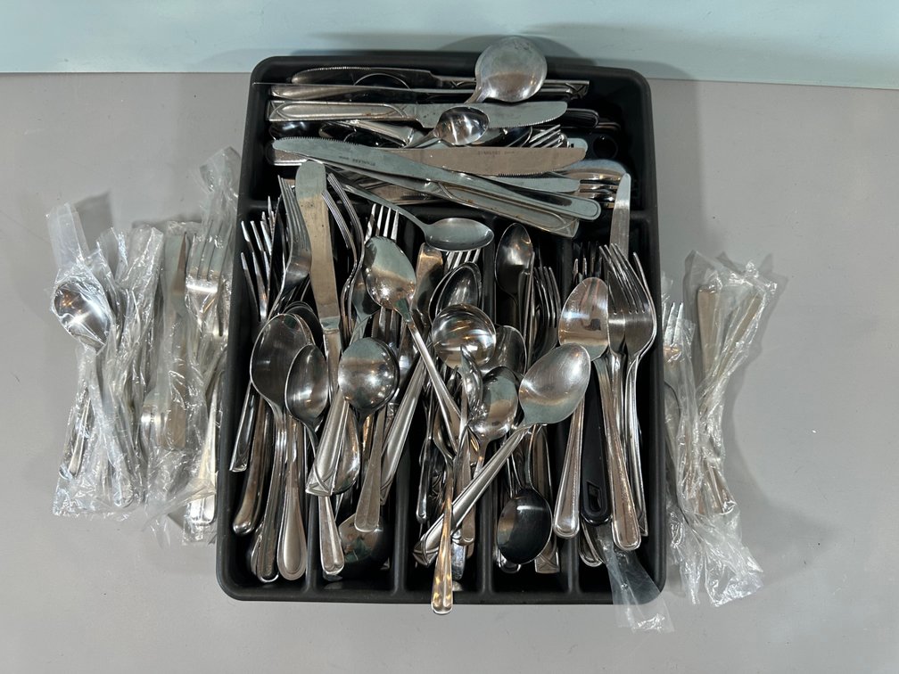 Mixed Lot of New and Used Flatware