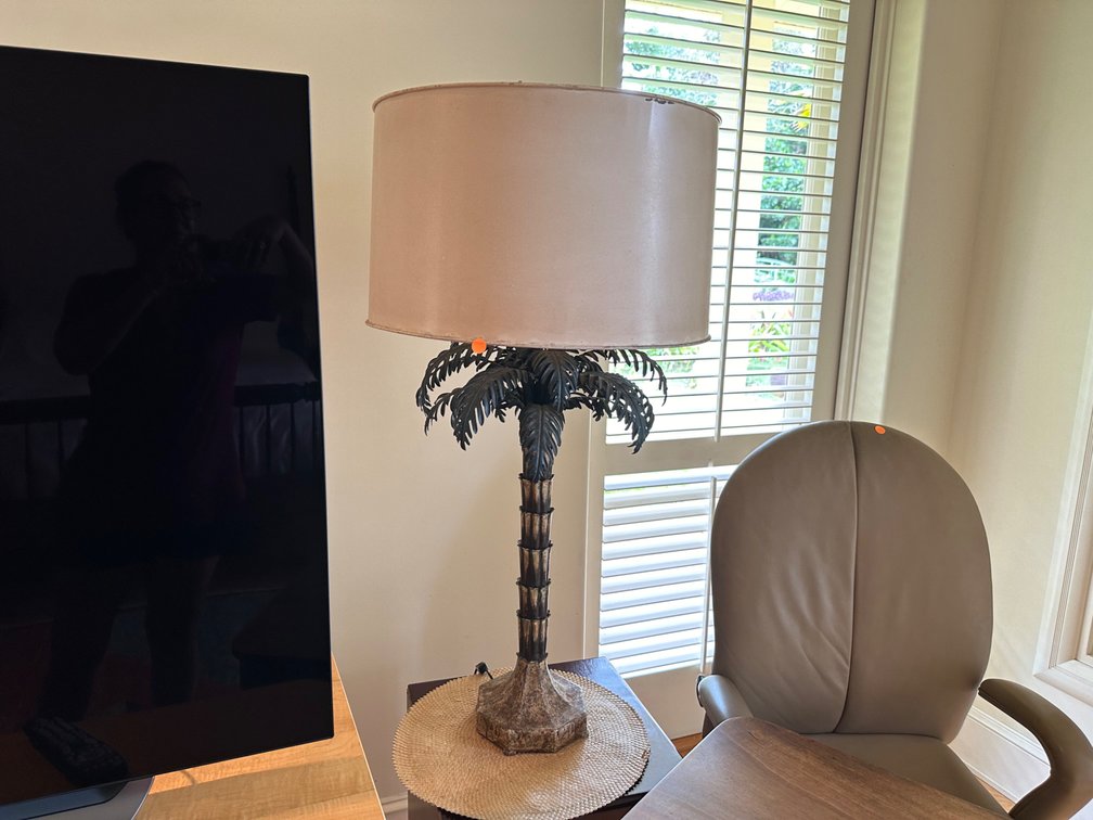 French Palm Tree Floor Lamp