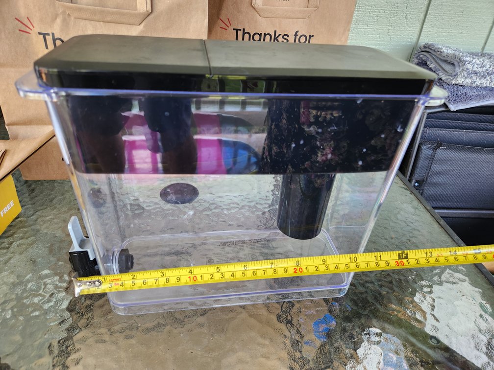 Countertop/refrigerator Brita water dispenser