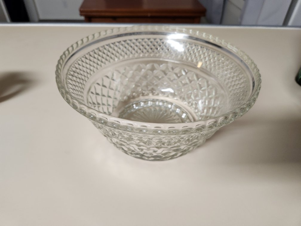 Vintage Crystal serving Bowl