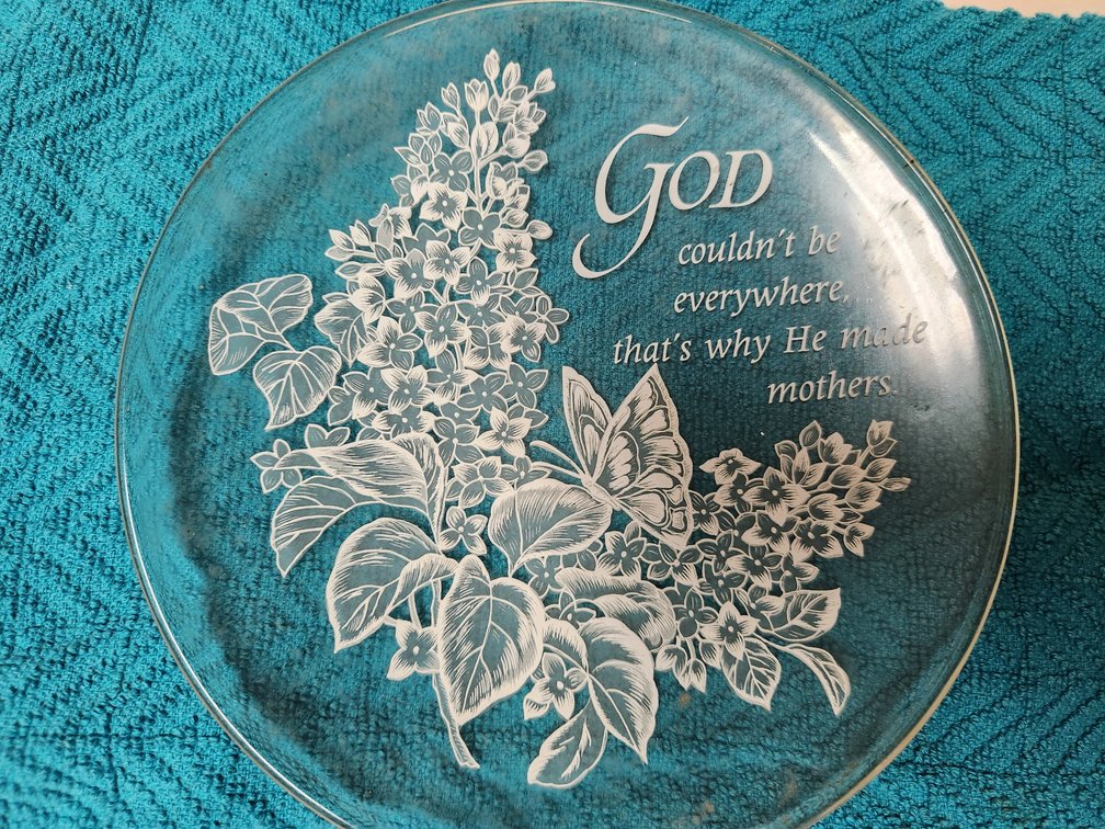 Mother's day plate