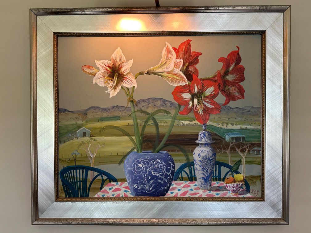 "Amaryllis at Nindoowimbah" by Patrick Hockey Original