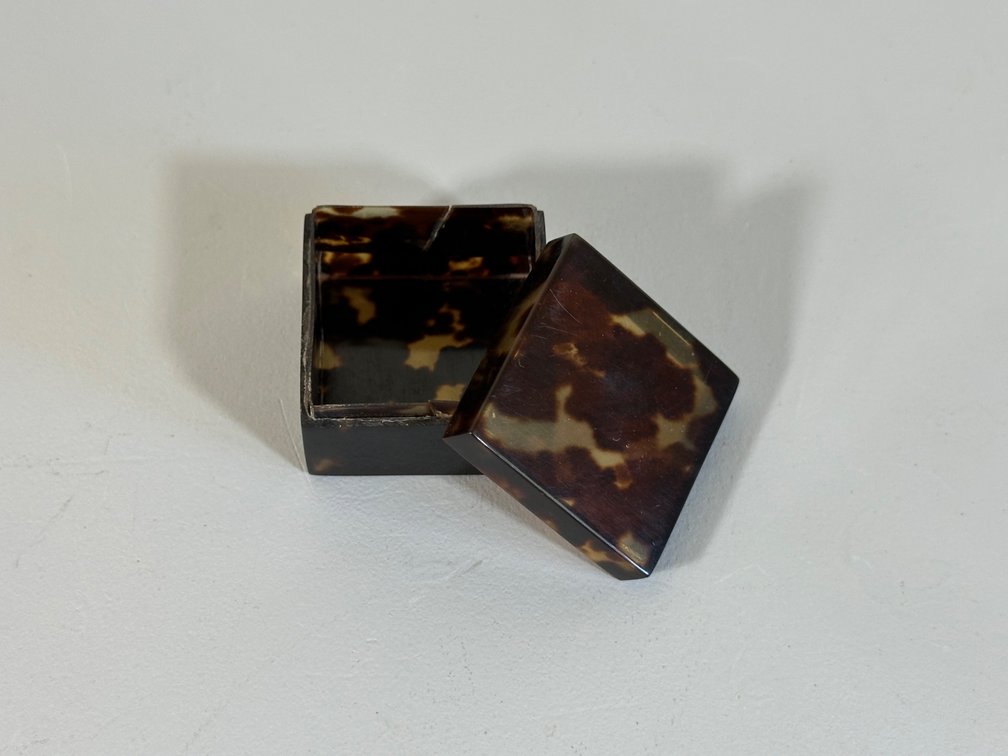 Vintage Tortoiseshell-Style Trinket Box
