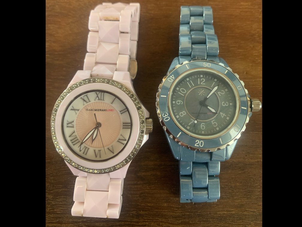 2 Isaac Mizrahi Ceramic Watches