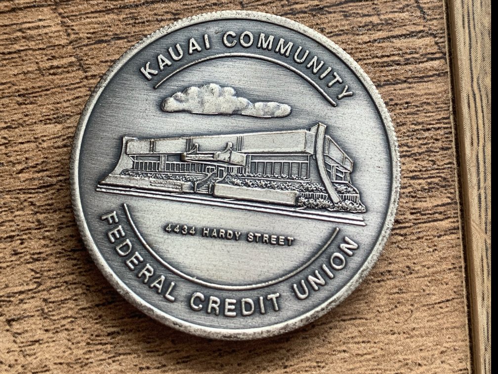 Kauai Community Federal Credit Union Collectible Coin