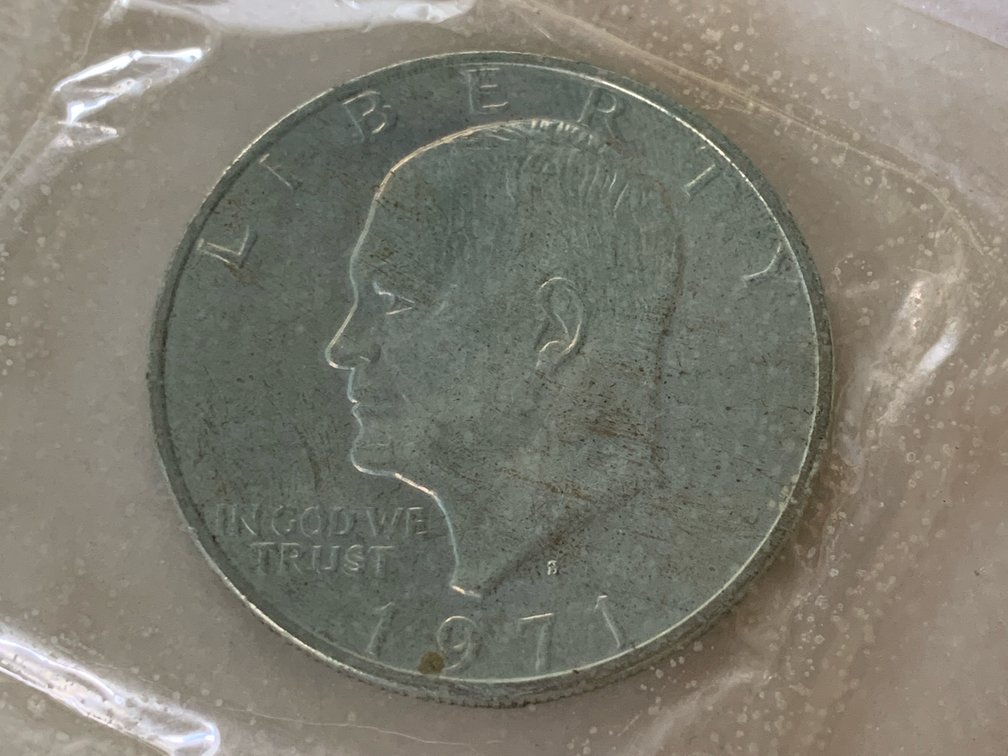 Eisenhower Uncirculated Silver Dollar 1971