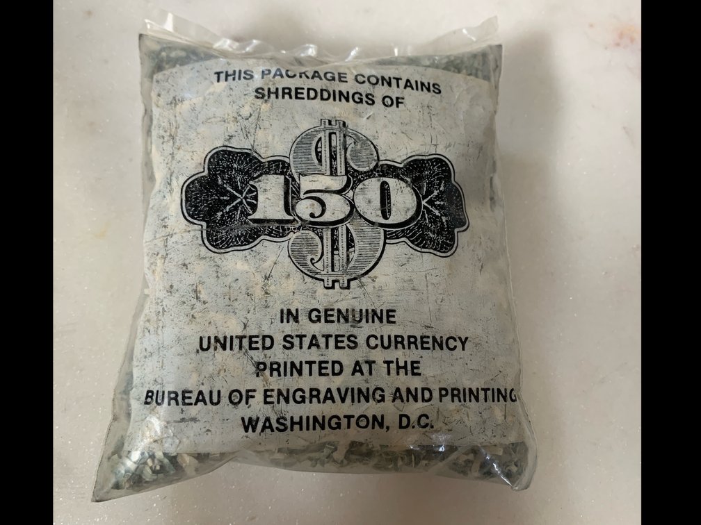 Shredded US Currency