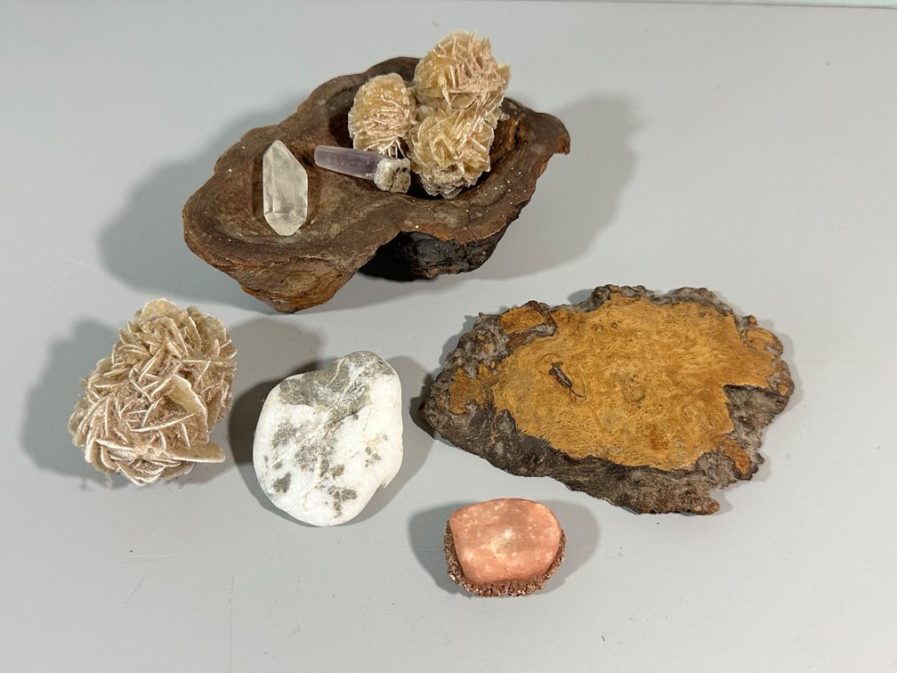 Assorted Collection of Minerals and Geological Specimens