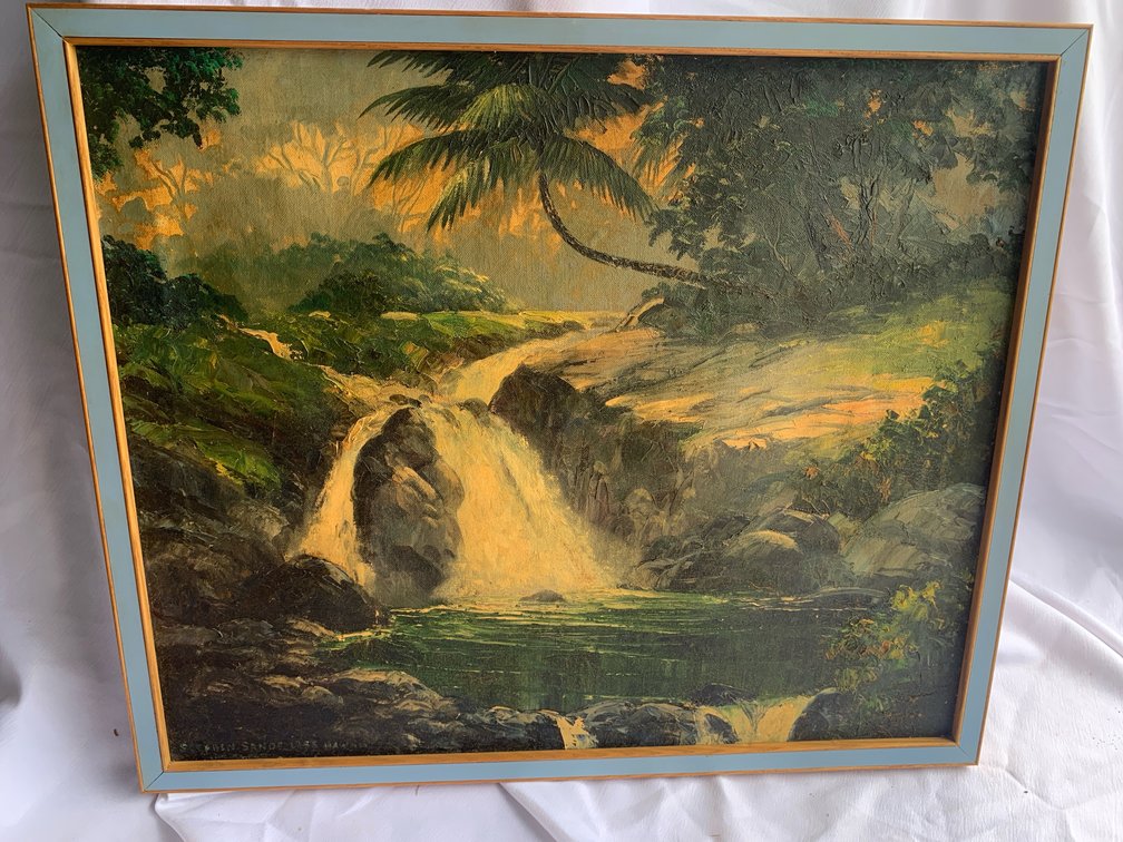 Original Oil Painting by Stephen Sands Titled ‘West Maui Repose’