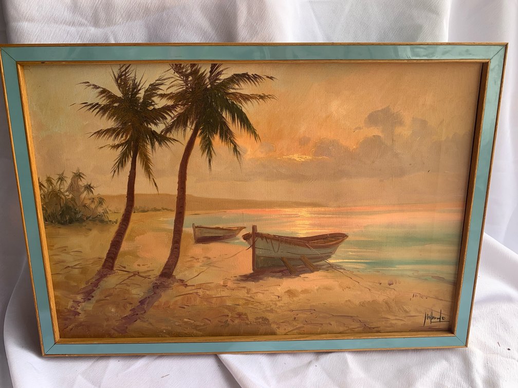 Original Painting on Canvas Signed by Artist 