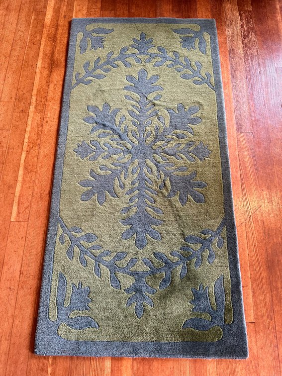 Hanalei Bay Designs Handmade Wool Rug Runner