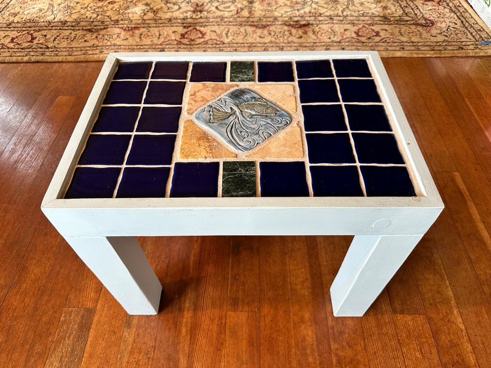 Handcrafted Tile Top Coffee Table/Side Table
