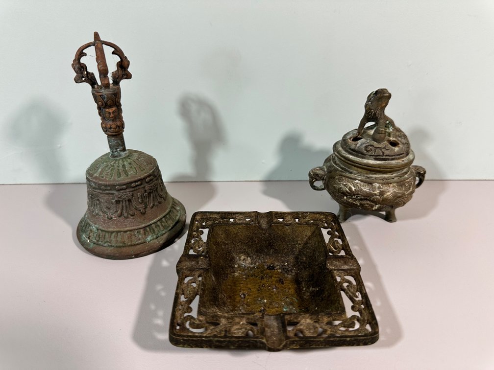 Collection of Antique Asian Bronze Artifacts