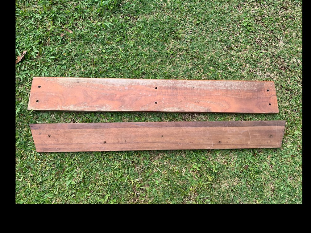 2 Salvaged Koa Wood Pieces