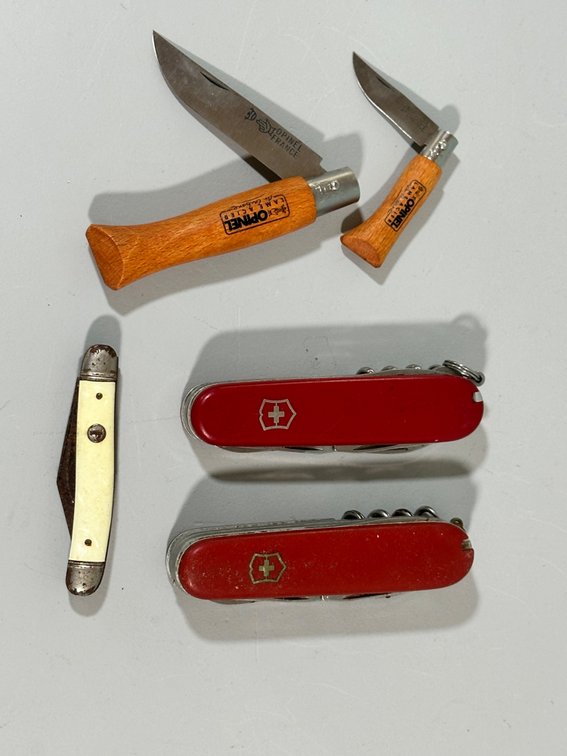 Assorted Folding Pocket Knives Collection