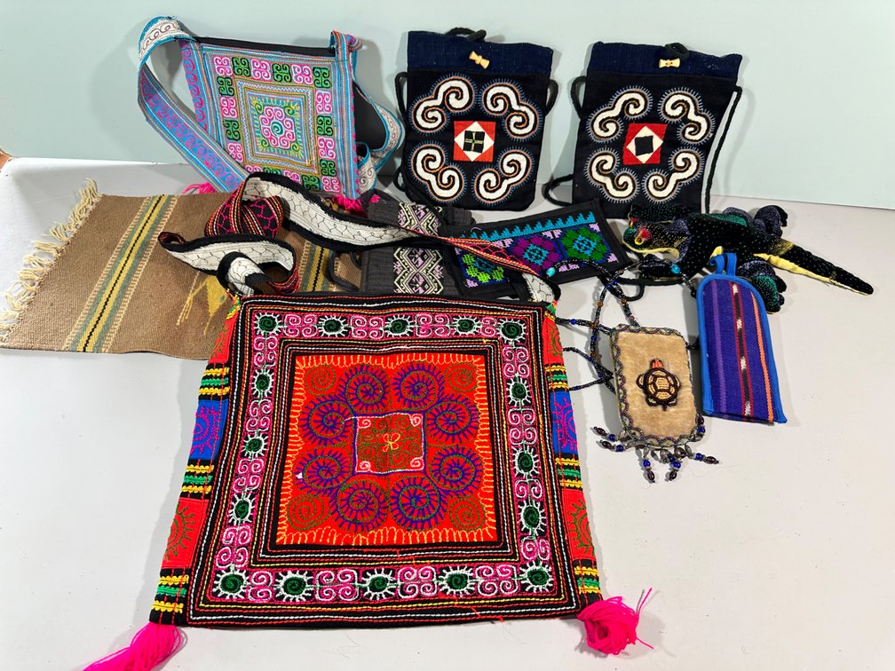 Assorted Handcrafted Textile and Beaded Accessories