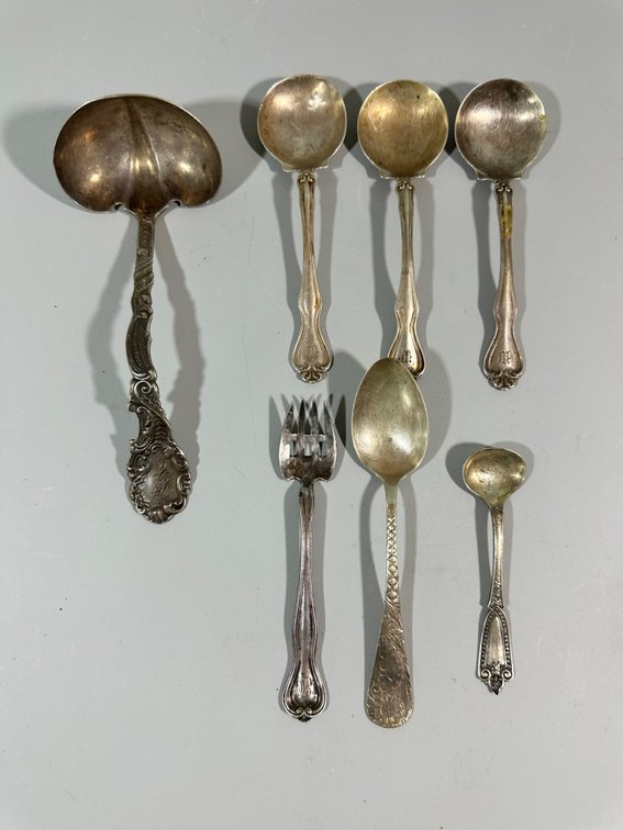 Collection of Sterling Silver Serving Utensils
