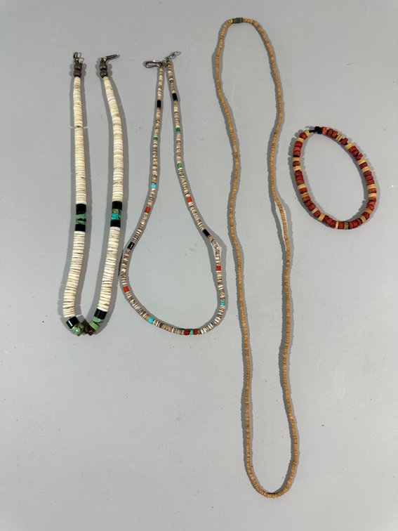Collection of Handcrafted Beaded Necklaces and Bracelet