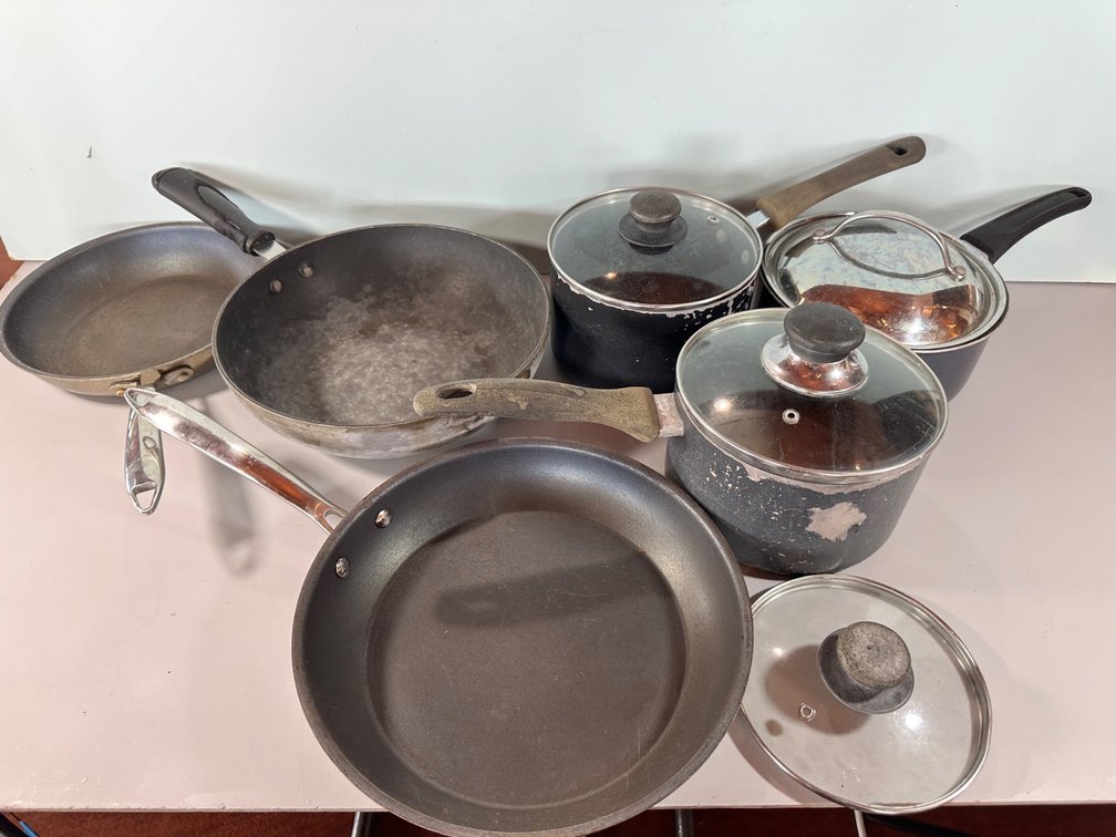 Set of Assorted Pots and Pans